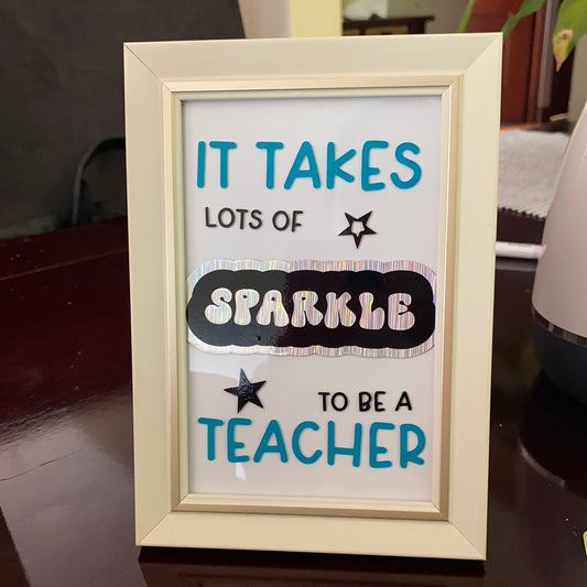 Teachers Gift frame (15cm x 10cm)